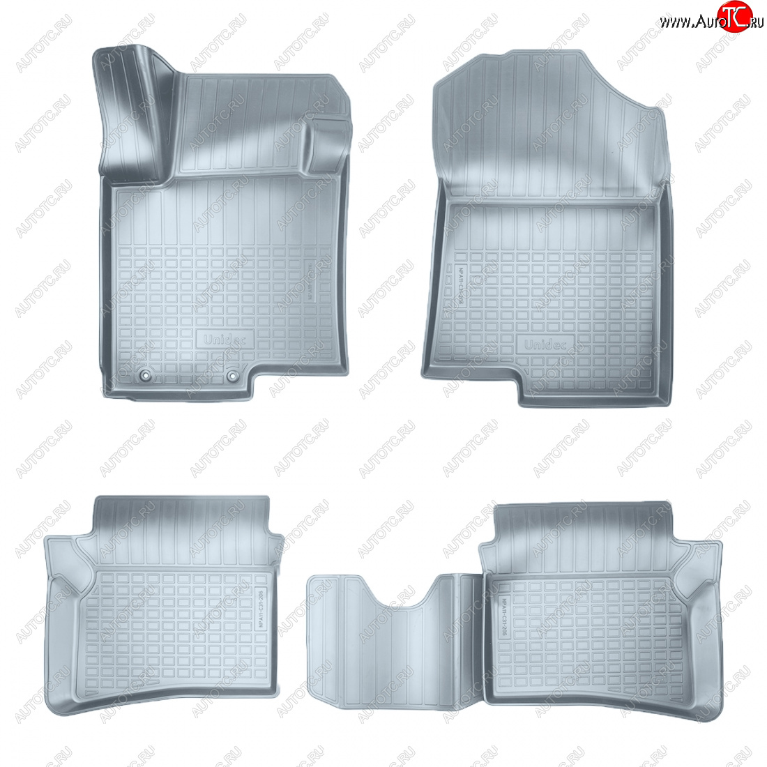 3 199 р. Коврики салона Norplast Unidec  Hyundai i20  BC3 (2020-2023) хэтчбэк 5 дв. дорестайлинг (серые)  с доставкой в г. Керчь