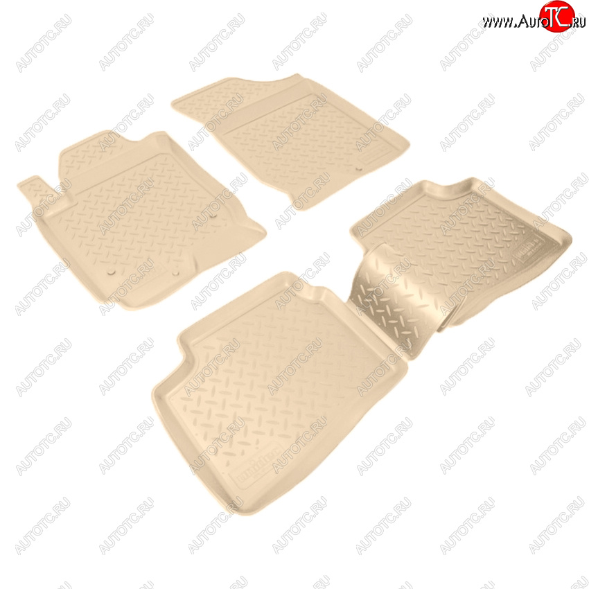 2 799 р. Коврики салона Norplast Unidec  Hyundai I30  FD (2007-2012), KIA Ceed  1 ED (2006-2010) (Цвет: бежевый)  с доставкой в г. Керчь