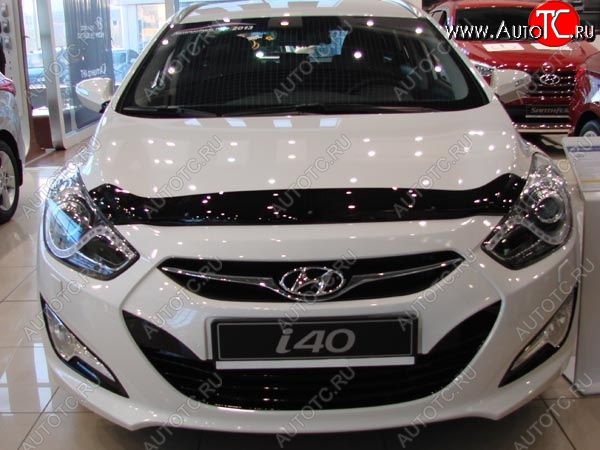 3 299 р. Дефлектор капота SIM Hyundai I40 1 VF дорестайлинг седан (2011-2015) с доставкой в г. Керчь Увеличить фотографию 1 3 299 р. Дефлектор капота SIM Hyundai I40 1 VF дорестайлинг седан (2011-2015) с доставкой в г. Керчь