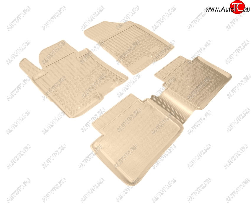 3 199 р. Коврики салона Norplast Unidec  Hyundai I40  1 VF (2011-2019) дорестайлинг седан, дорестайлинг универсал, рестайлинг седан, рестайлинг универсал (Цвет: бежевый)  с доставкой в г. Керчь