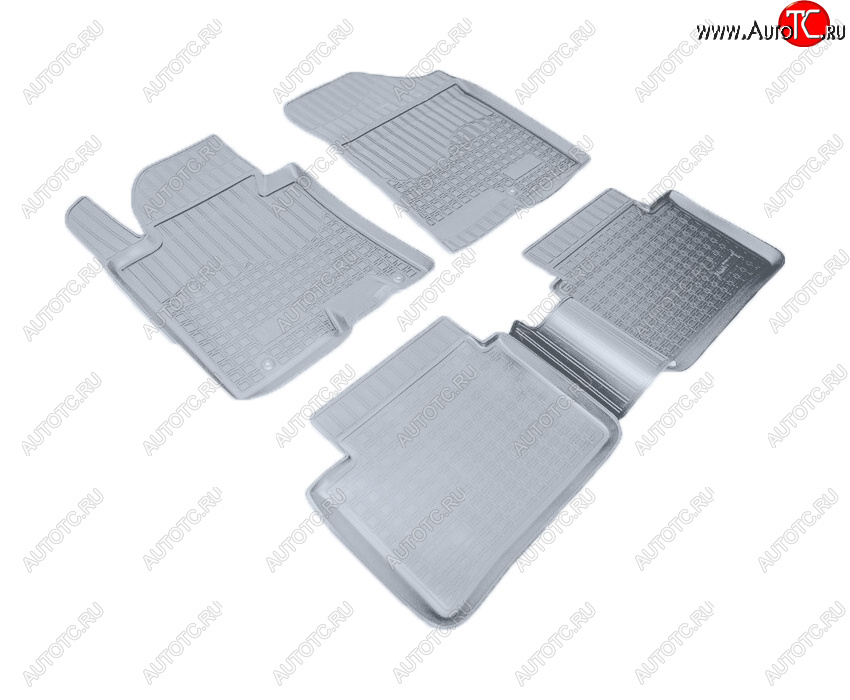 3 199 р. Коврики салона Norplast Unidec  Hyundai I40  1 VF (2011-2019) дорестайлинг седан, дорестайлинг универсал, рестайлинг седан, рестайлинг универсал (Цвет: серый)  с доставкой в г. Керчь