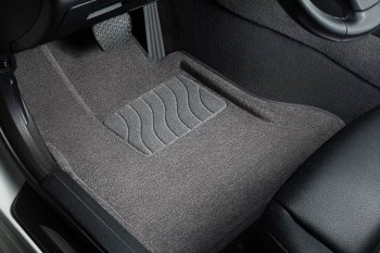 6 929 р. Текстильные коврики в салон SEINTEX 3D серые Hyundai I40 1 VF дорестайлинг седан (2011-2015)  с доставкой в г. Керчь. Увеличить фотографию 3