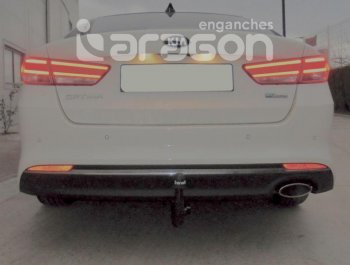 22 699 р. Фаркоп Aragon.(шар V) KIA Optima JF седан рестайлинг (2018-2020)  с доставкой в г. Керчь. Увеличить фотографию 2