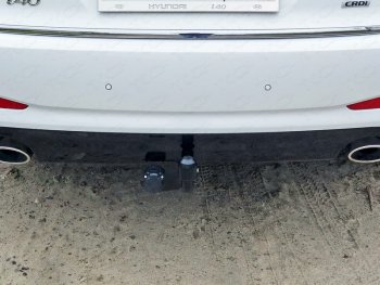 Фаркоп (тягово-сцепное устройство) TCC Hyundai I40  1 VF - Sonata  LF (Оцинкованный, шар A )