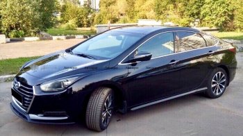 5 649 р. Юбка переднего бампера АВТОКРАТ Hyundai I40 1 VF рестайлинг седан (2015-2019) (Неокрашенная)  с доставкой в г. Керчь. Увеличить фотографию 4