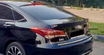 3 899 р. Лип спойлер АВТОКРАТ  Hyundai I40  1 VF (2011-2019) дорестайлинг седан, рестайлинг седан (Неокрашенный)  с доставкой в г. Керчь. Увеличить фотографию 5