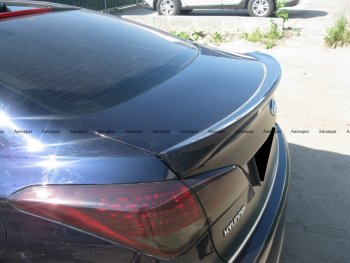 3 899 р. Лип спойлер АВТОКРАТ  Hyundai I40  1 VF (2011-2019) дорестайлинг седан, рестайлинг седан (Неокрашенный)  с доставкой в г. Керчь. Увеличить фотографию 4