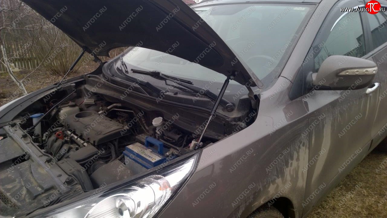 2 049 р. Упоры капота Russtal Hyundai IX35 LM рестайлинг (2013-2018)  с доставкой в г. Керчь