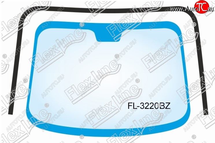 2 599 р. Молдинг лобового стекла FlexLine Hyundai Tucson LM (2010-2017)  с доставкой в г. Керчь