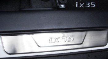 879 р. Накладки на порожки дверного проёма WINBO Hyundai IX35 NU рестайлинг (2020-2025)  с доставкой в г. Керчь. Увеличить фотографию 3