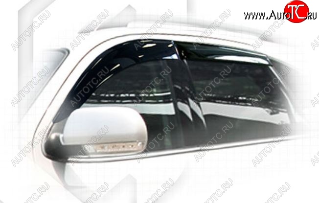 2 079 р. Дефлектора окон CA-Plastiс  Hyundai IX55  EN (2006-2013) (Classic полупрозрачный, Без хром.молдинга)  с доставкой в г. Керчь