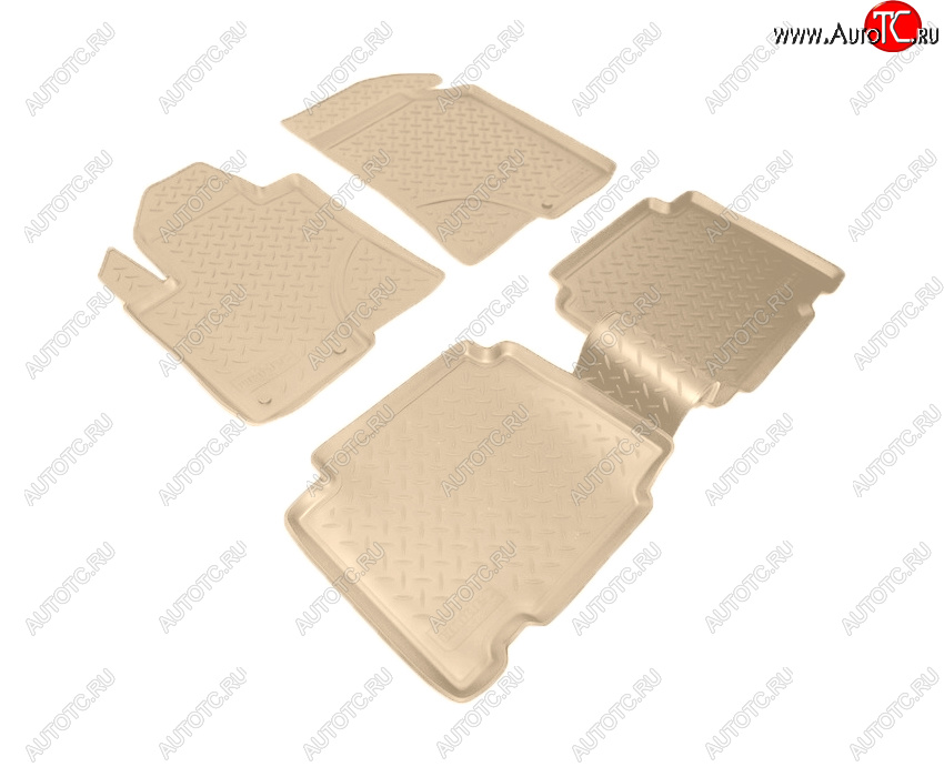 3 199 р. Коврики салона Norplast Unidec  Hyundai IX55  EN (2006-2013) (Цвет: бежевый)  с доставкой в г. Керчь