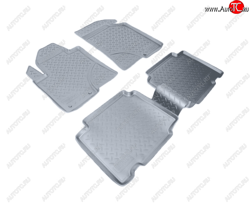 3 199 р. Коврики салона Norplast Unidec  Hyundai IX55  EN (2006-2013) (Цвет: серый)  с доставкой в г. Керчь