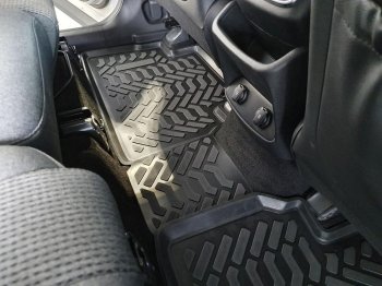 1 749 р. Hyundai Santa Fe (2018-) салон (3D с подпятником) . Aileron. Hyundai Santa Fe TM дорестайлинг (2018-2021)  с доставкой в г. Керчь. Увеличить фотографию 3