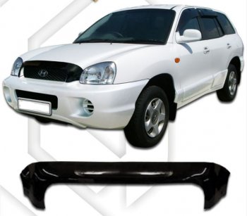 Дефлектор капота CA-Plastic Hyundai Santa Fe SM (2000-2012)