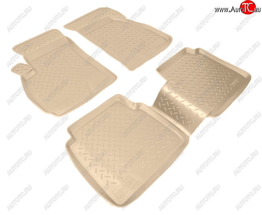 3 199 р. Коврики салона Norplast Unidec  Hyundai Santa Fe  SM (2000-2012) (Цвет: бежевый)  с доставкой в г. Керчь