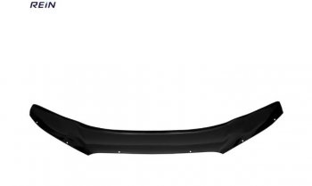 Дефлектор капота REIN (ЕВРО крепеж) без логотипа Hyundai Santa Fe CM дорестайлинг (2006-2009)