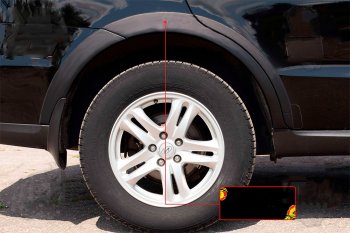 Расширитель арки RA (15 мм, задний правый) Hyundai Santa Fe CM дорестайлинг (2006-2009)