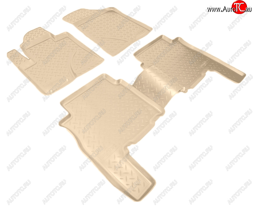 3 199 р. Коврики салона Norplast Unidec  Hyundai Santa Fe  CM (2009-2012) рестайлинг (Цвет: черный)  с доставкой в г. Керчь
