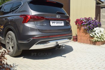 17 089 р. Фаркоп PT GROUP /съемный квадрат/ HYUNDAI Santa Fe 2021-2024/ KIA Sorento 2021-2024   Hyundai Santa Fe  TM (2020-2022), KIA Sorento  MQ4 (2020-2022)  с доставкой в г. Керчь. Увеличить фотографию 2