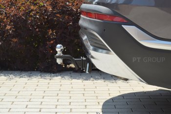 17 089 р. Фаркоп PT GROUP /съемный квадрат/ HYUNDAI Santa Fe 2021-2024/ KIA Sorento 2021-2024   Hyundai Santa Fe  TM (2020-2022), KIA Sorento  MQ4 (2020-2022)  с доставкой в г. Керчь. Увеличить фотографию 4