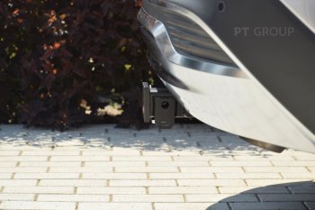 17 089 р. Фаркоп PT GROUP /съемный квадрат/ HYUNDAI Santa Fe 2021-2024/ KIA Sorento 2021-2024   Hyundai Santa Fe  TM (2020-2022), KIA Sorento  MQ4 (2020-2022)  с доставкой в г. Керчь. Увеличить фотографию 6