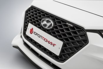 18 199 р. Передний бампер Quant Romb  Hyundai Solaris  HCR (2017-2022) седан дорестайлинг, седан рестайлинг (Комплектация Люкс, Неокрашенный)  с доставкой в г. Керчь. Увеличить фотографию 3
