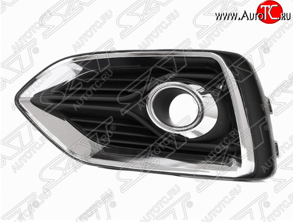 689 р. Оправа противотуманной фары SAT (левая, под линзу) Hyundai Solaris HCR седан дорестайлинг (2017-2020)  с доставкой в г. Керчь