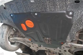 2 779 р. Защита картера двигателя и КПП (установка на пыльник, на штатные точки) ALFECO  Hyundai Solaris  HCR (2017-2022), KIA Rio ( 4 FB,  X-line,  4 YB,  X) (2016-2025) (Сталь 2 мм)  с доставкой в г. Керчь. Увеличить фотографию 2