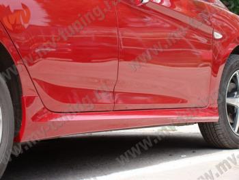 5 999 р. Пороги накладки ZEUS Hyundai Solaris RBr седан рестайлинг (2014-2017) (Неокрашенный)  с доставкой в г. Керчь. Увеличить фотографию 4