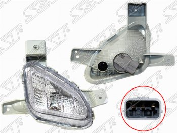 Левая противотуманная фара SAT Hyundai Sonata  LF (2017-2019) рестайлинг