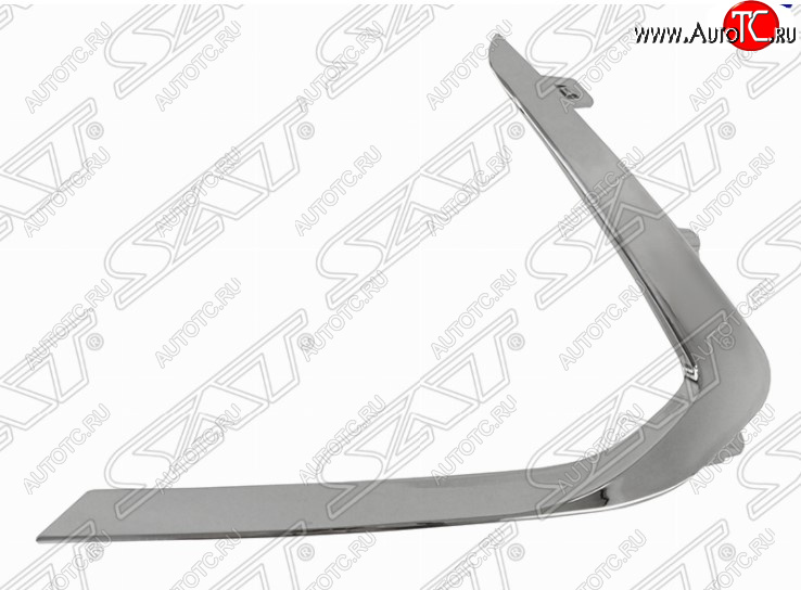 1 399 р. Левый молдинг переднего бампера SAT (хром)  Hyundai Sonata  DN8 (2019-2022)  с доставкой в г. Керчь