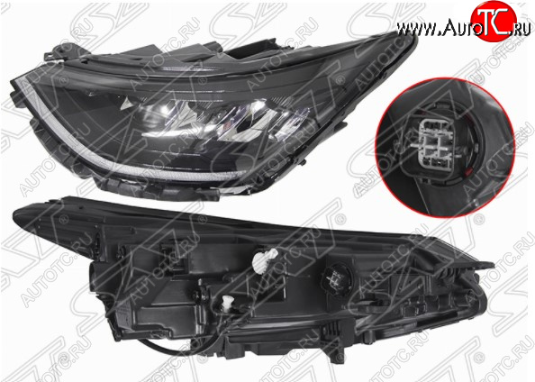 16 999 р. Левая передняя фара SAT (LED)  Hyundai Sonata  DN8 (2019-2022)  с доставкой в г. Керчь