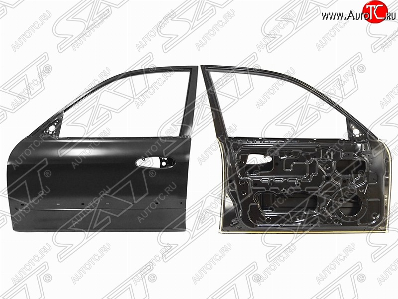9 499 р. Левая дверь передняя SAT  Hyundai Sonata  EF (2001-2013) рестайлинг ТагАЗ (Неокрашенная)  с доставкой в г. Керчь