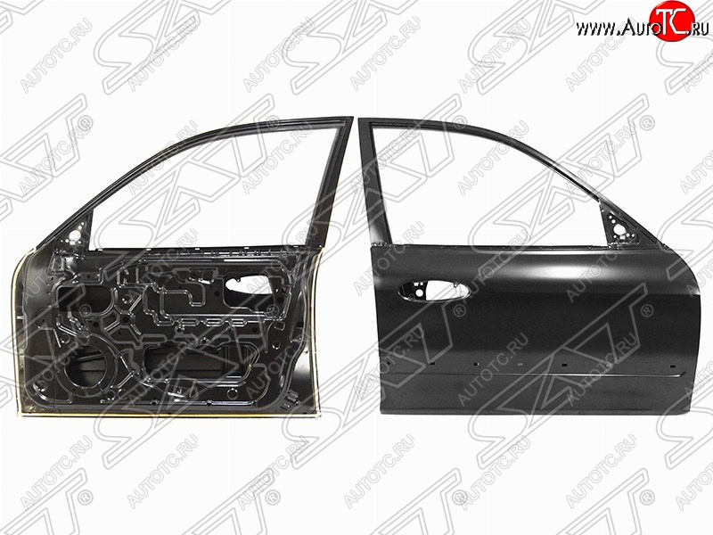 9 499 р. Правая дверь передняя SAT Hyundai Sonata EF рестайлинг ТагАЗ (2001-2013) (Неокрашенная)  с доставкой в г. Керчь