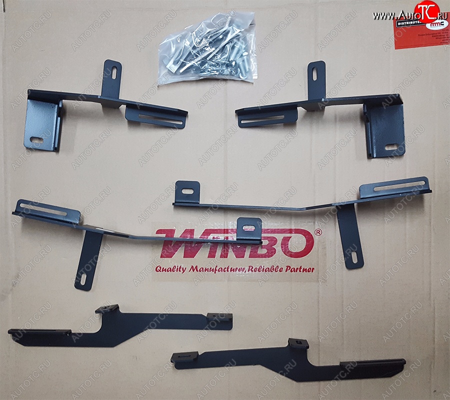3 199 р. Комплект кронштейнов для подножек Winbo серии FUGA и М15  KIA Sportage  4 QL (2016-2022) дорестайлинг, рестайлинг  с доставкой в г. Керчь