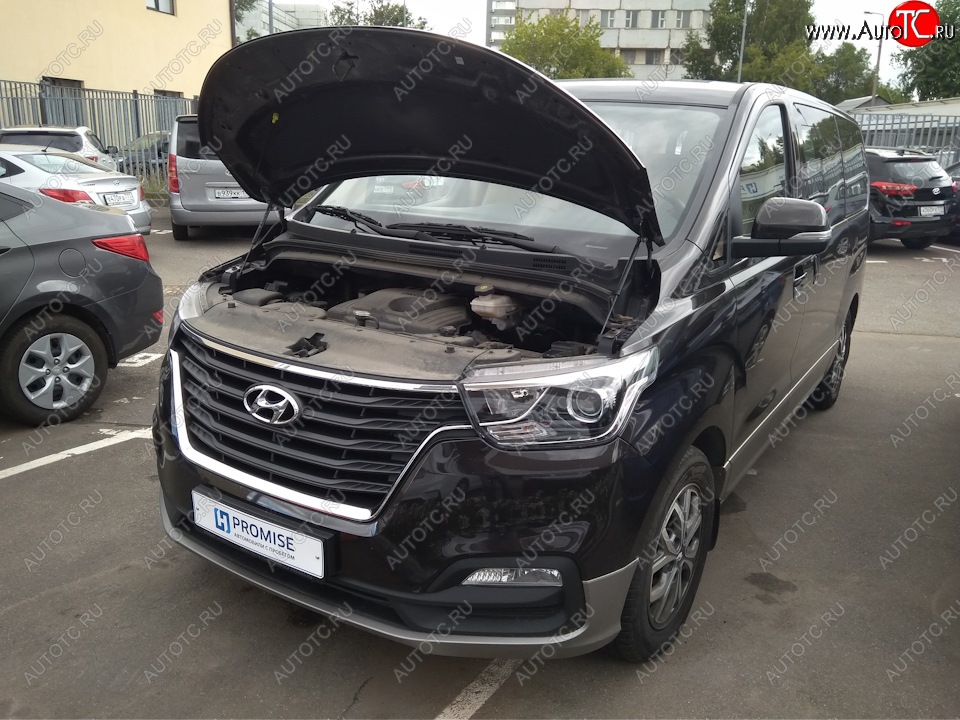 1 699 р. Упоры капота Russtal Hyundai Starex/Grand Starex/H1 TQ 2-ой рестайлинг (2017-2022)  с доставкой в г. Керчь