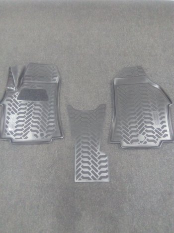 Коврики салона Aileron, передние (3D с подпятником) Hyundai Starex/Grand Starex/H1  TQ (2017-2022) 2-ой рестайлинг