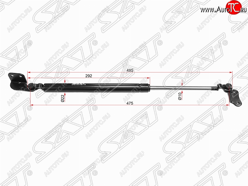 1 069 р. Правый упор капота SAT (газовый)  Hyundai Terracan  HP (2001-2007) дорестайлинг, рестайлинг  с доставкой в г. Керчь