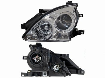 Левая передняя фара SAT Hyundai Terracan  HP (2001-2007) дорестайлинг, рестайлинг