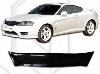 Дефлектор капота CA-Plastic Hyundai Tiburon GK дорестайлинг (2001-2004)