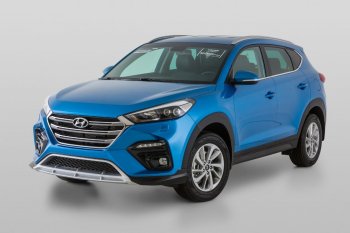 18 199 р. Передний бампер YT Hyundai Tucson TL дорестайлинг (2015-2018) (Неокрашенный)  с доставкой в г. Керчь. Увеличить фотографию 3