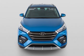 18 199 р. Передний бампер YT Hyundai Tucson TL дорестайлинг (2015-2018) (Неокрашенный)  с доставкой в г. Керчь. Увеличить фотографию 6