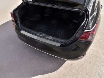 1 659 р. Защитная накладка заднего бампера на Russtal Hyundai Tucson TL дорестайлинг (2015-2018) (Нержавейка полированная)  с доставкой в г. Керчь. Увеличить фотографию 2