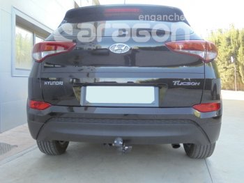 Фаркоп Aragon (съемный шар тип S - горизонтальный выдвижной шар) Hyundai Tucson  TL (2015-2018), KIA Sportage  4 QL (2016-2018)
