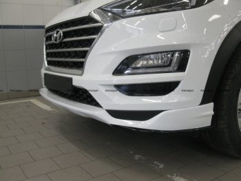 6 799 р. Юбка переднего бампера АВТОКРАТ Hyundai Tucson TL рестайлинг (2018-2021) (Неокрашенная)  с доставкой в г. Керчь. Увеличить фотографию 2