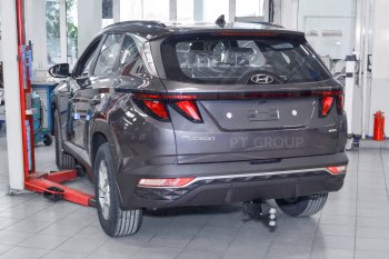 17 449 р. Фаркоп PT GROUP /съемный квадрат/ HYUNDAI Tucson 2021- (Сборка РФ)/ KIA Sportage 2022- (HTS-21-991101.22)  Hyundai Tucson  NX4 (2020-2022)  с доставкой в г. Керчь. Увеличить фотографию 4