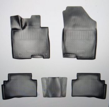 Коврики салона (евро, короткая база) Norplast Unidec Hyundai Tucson  NX4 (2020-2022) (цвет: черный)