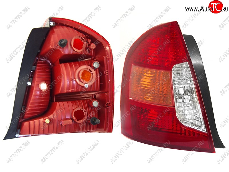 2 799 р. Левый задний фонарь SAT  Hyundai Accent  MC (2005-2011) седан, хэтчбек  с доставкой в г. Керчь