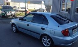 4 099 р. Пороги накладки Style Hyundai Accent 2 LC седан дорестайлинг (ТагАЗ) (1999-2012) (Неокрашенные)  с доставкой в г. Керчь. Увеличить фотографию 5
